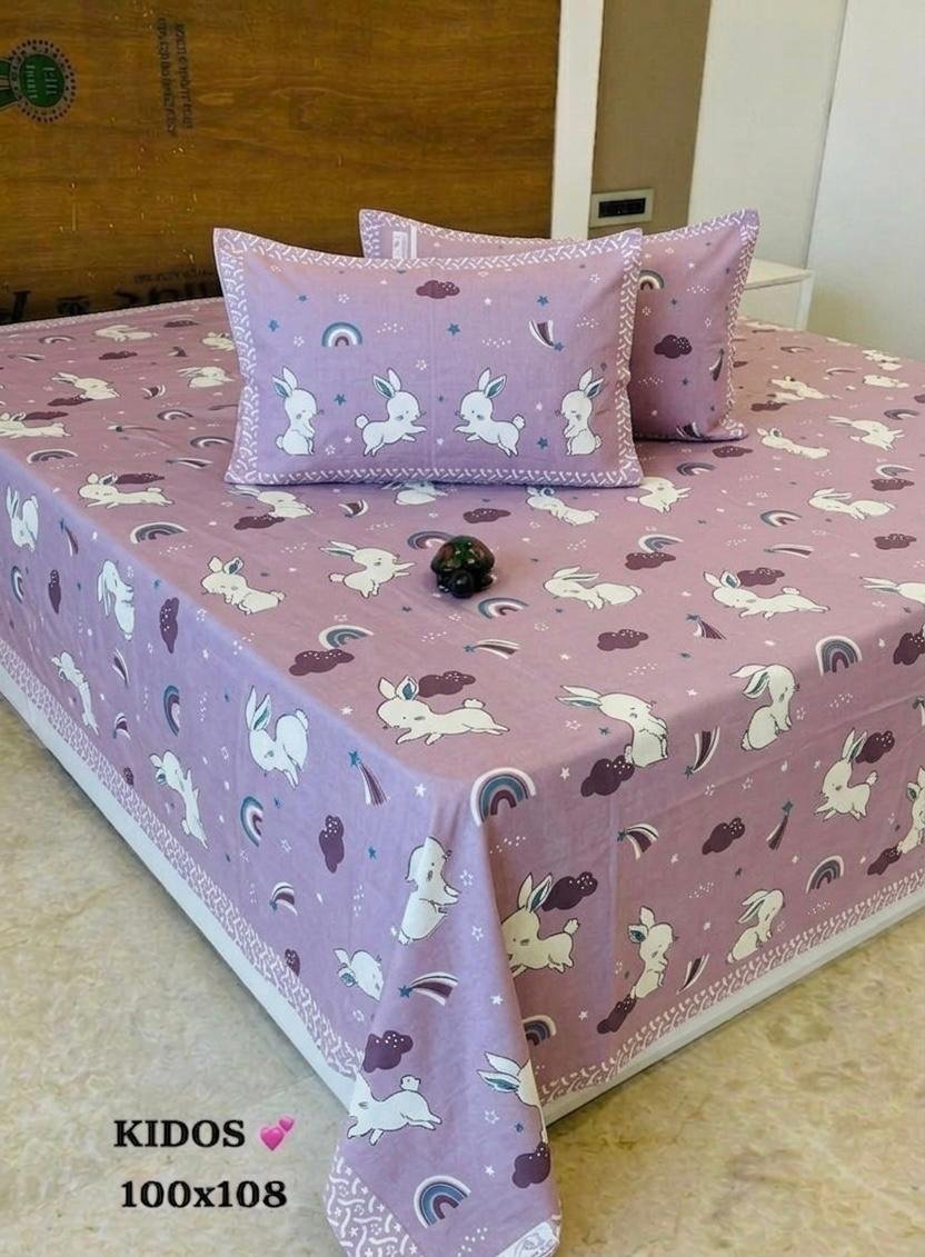 Cotton Printed Double Bedsheet