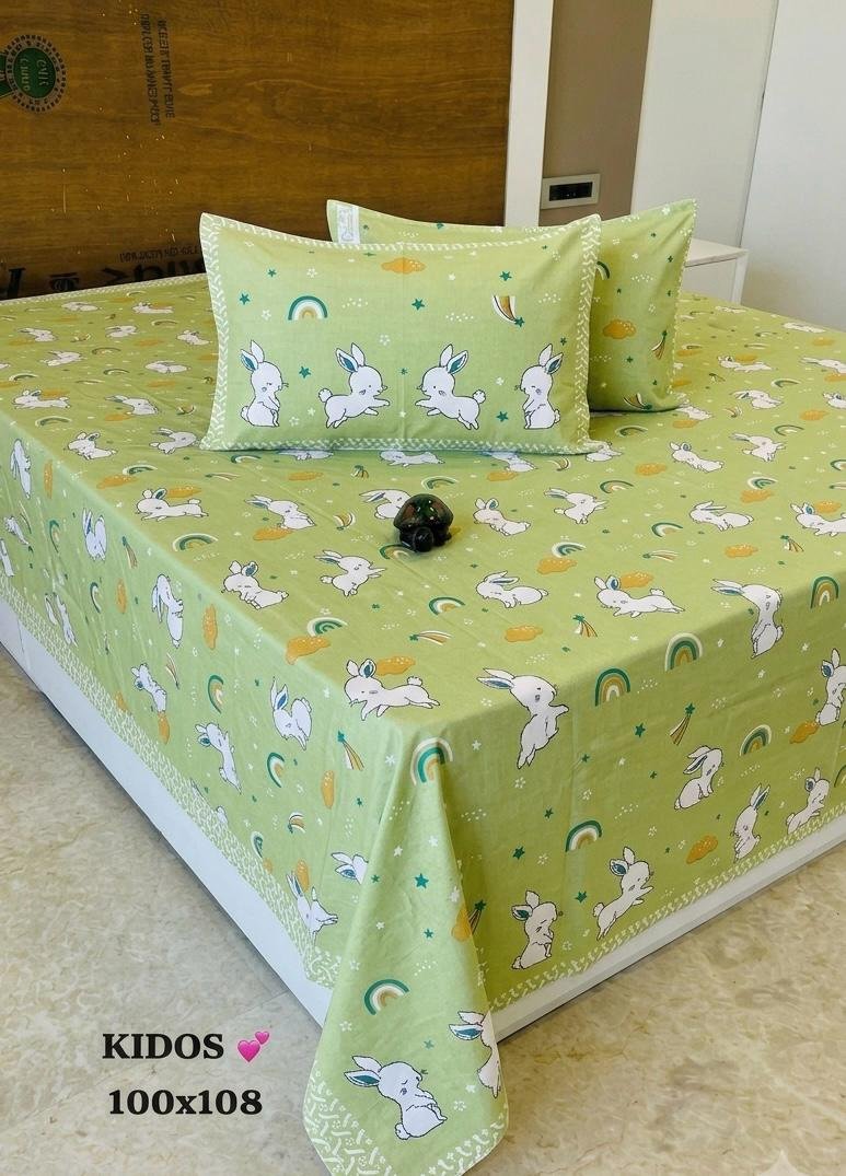 Cotton Printed Double Bedsheet