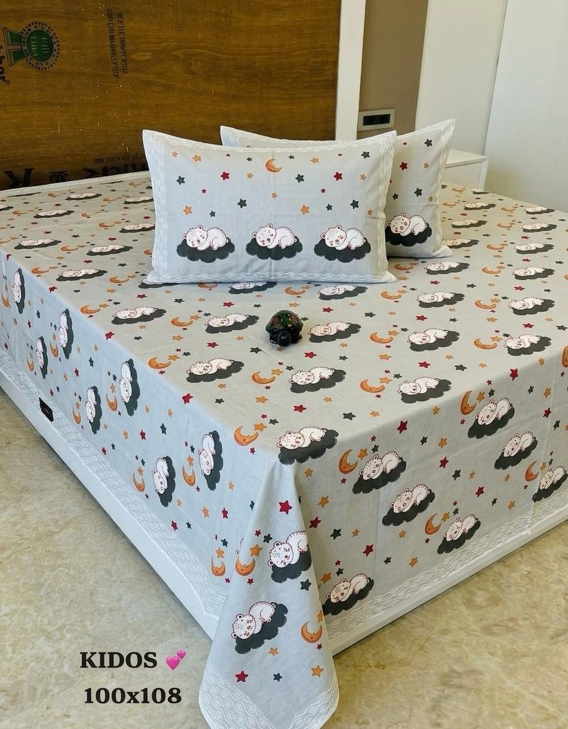 Cotton Printed Double Bedsheet