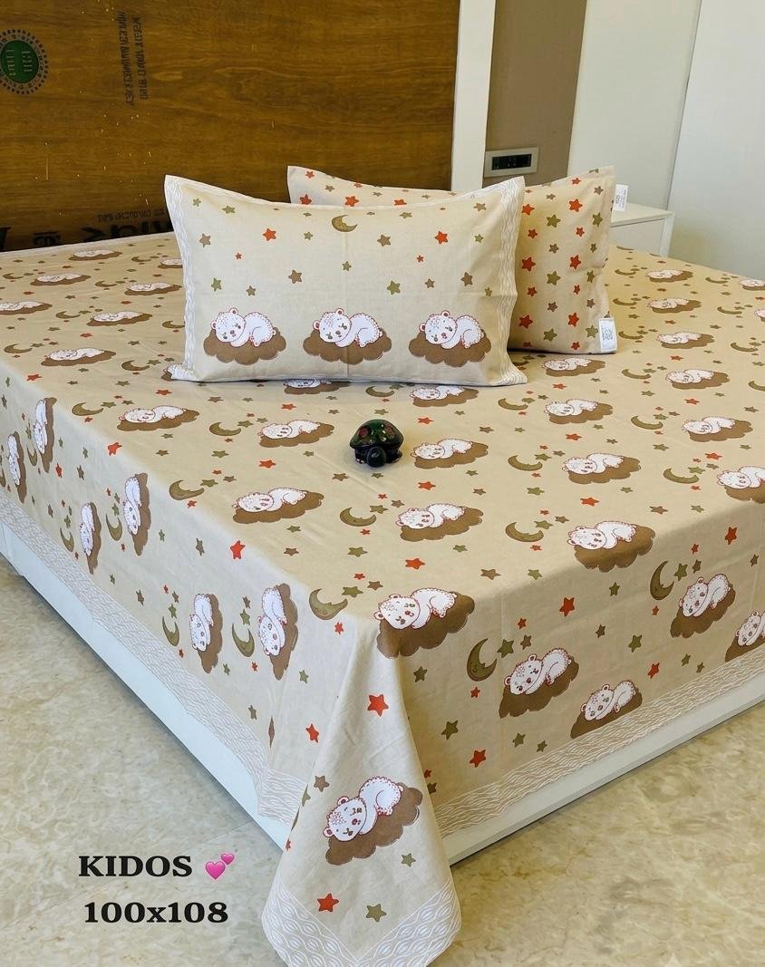Cotton Printed Double Bedsheet