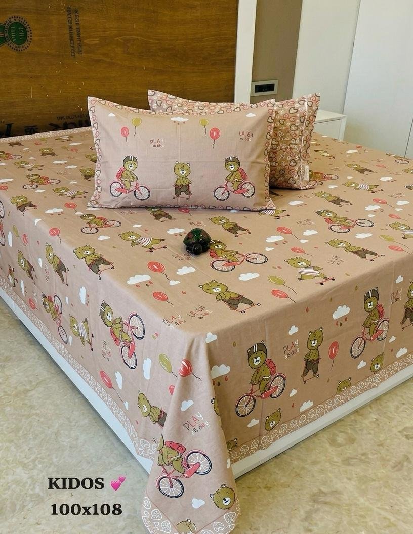 Cotton Printed Double Bedsheet