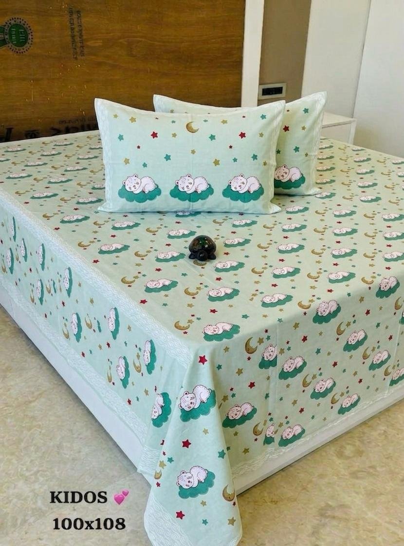Cotton Printed Double Bedsheet
