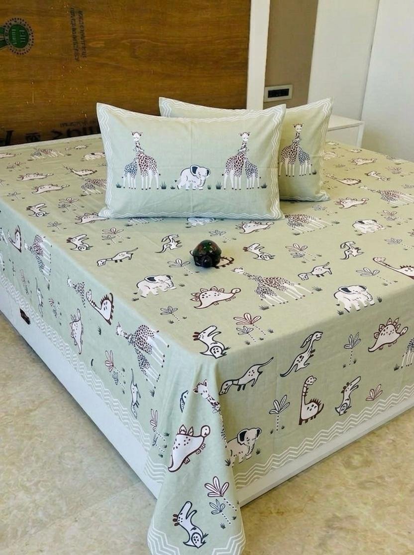 Cotton Printed Double Bedsheet