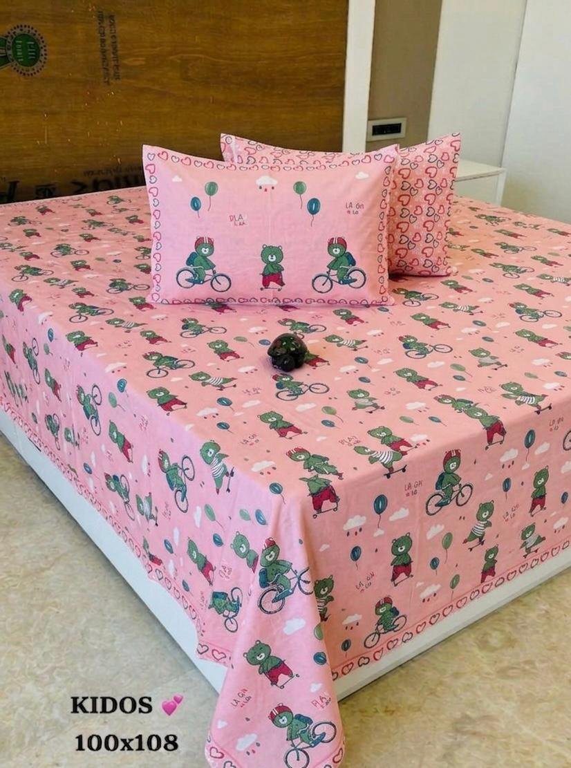 Cotton Printed Double Bedsheet
