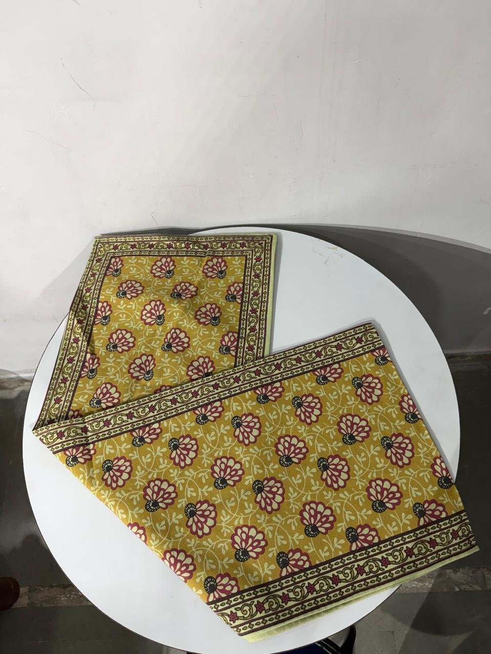 Cotton Canvas Printed Table Runner
