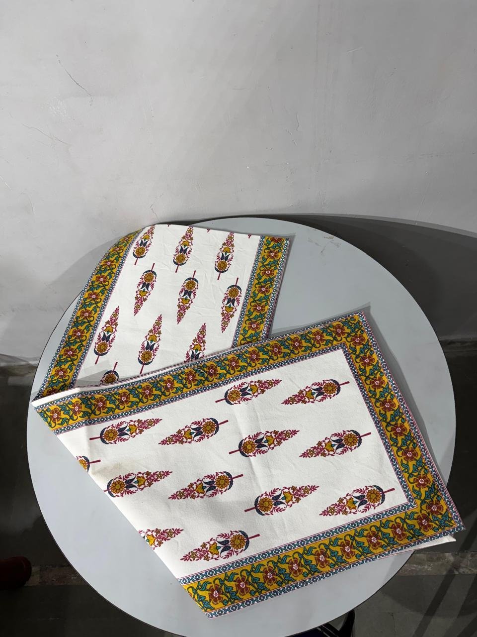 Cotton Canvas Printed Table Runner