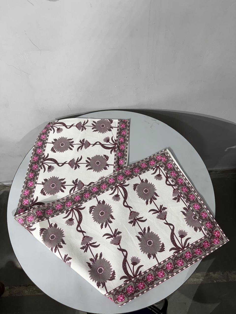Cotton Canvas Printed Table Runner