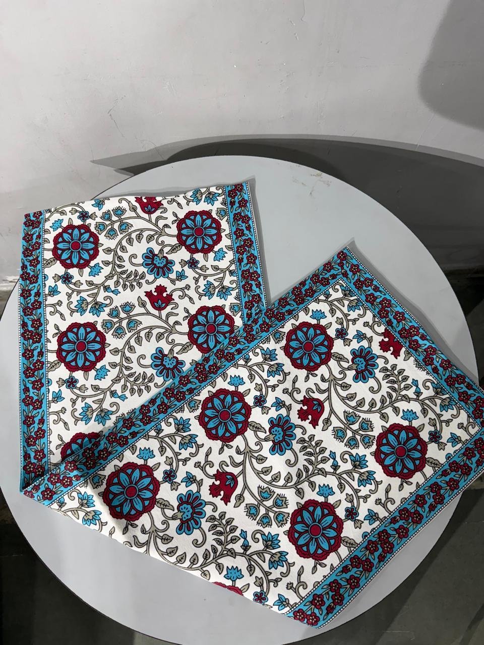 Cotton Canvas Printed Table Runner