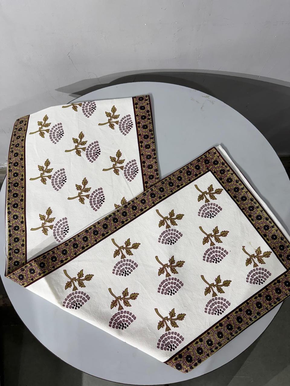 Cotton Canvas Printed Table Runner