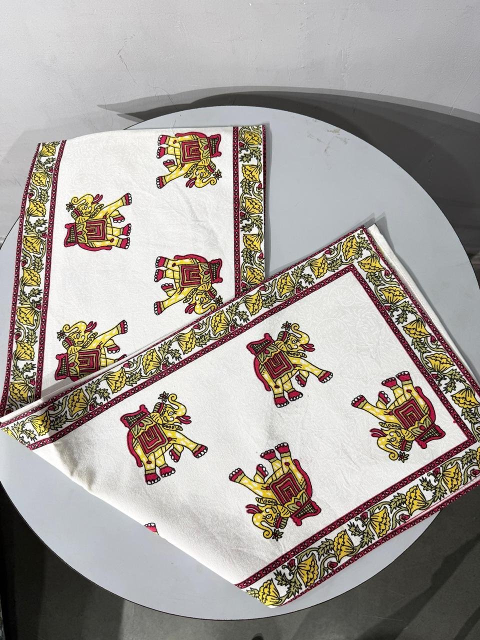 Cotton Canvas Printed Table Runner