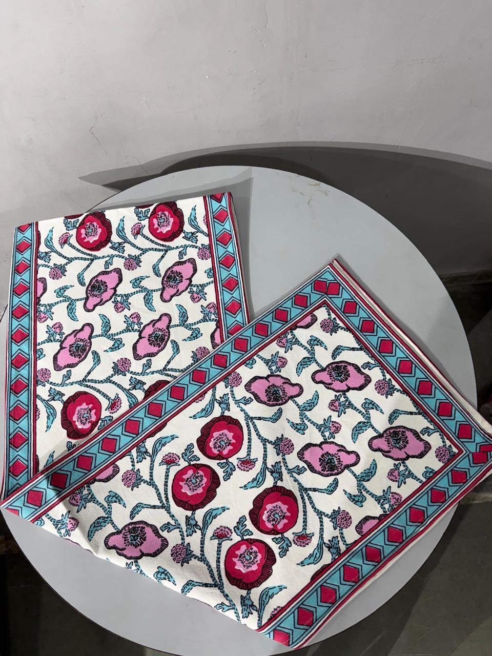 Cotton Canvas Printed Table Runner