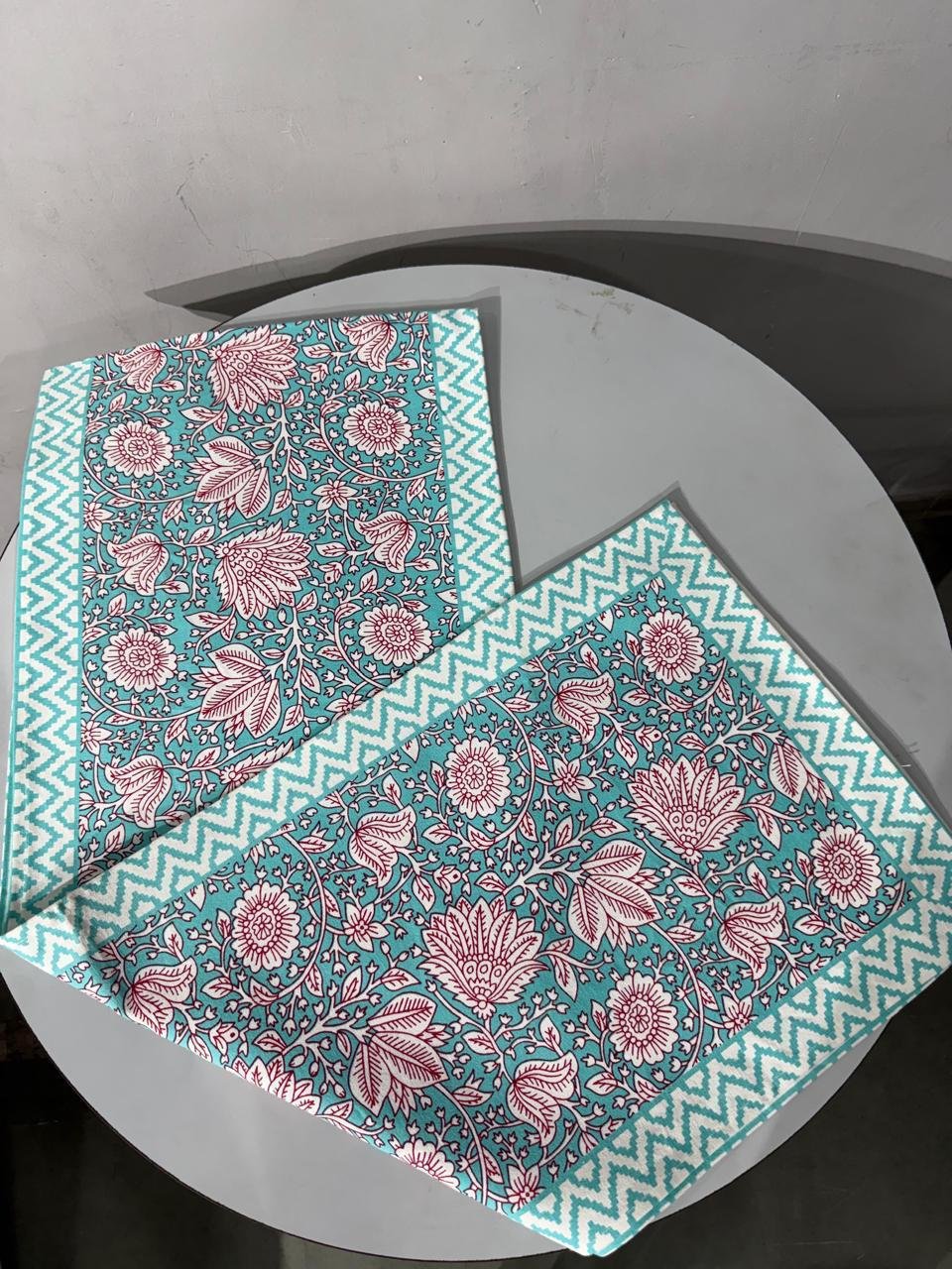 Cotton Canvas Printed Table Runner
