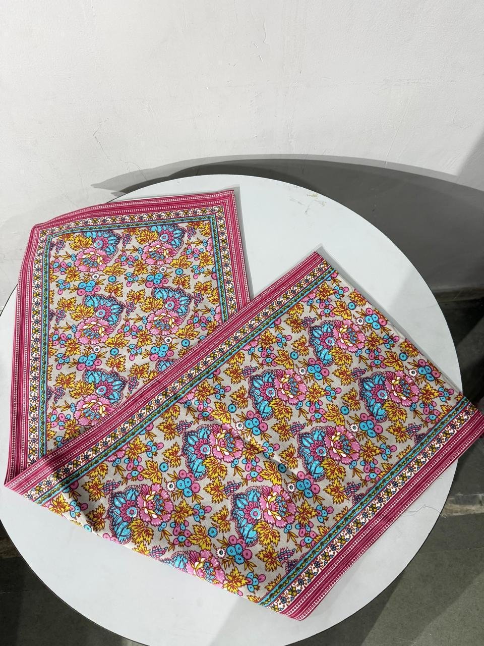 Cotton Canvas Printed Table Runner