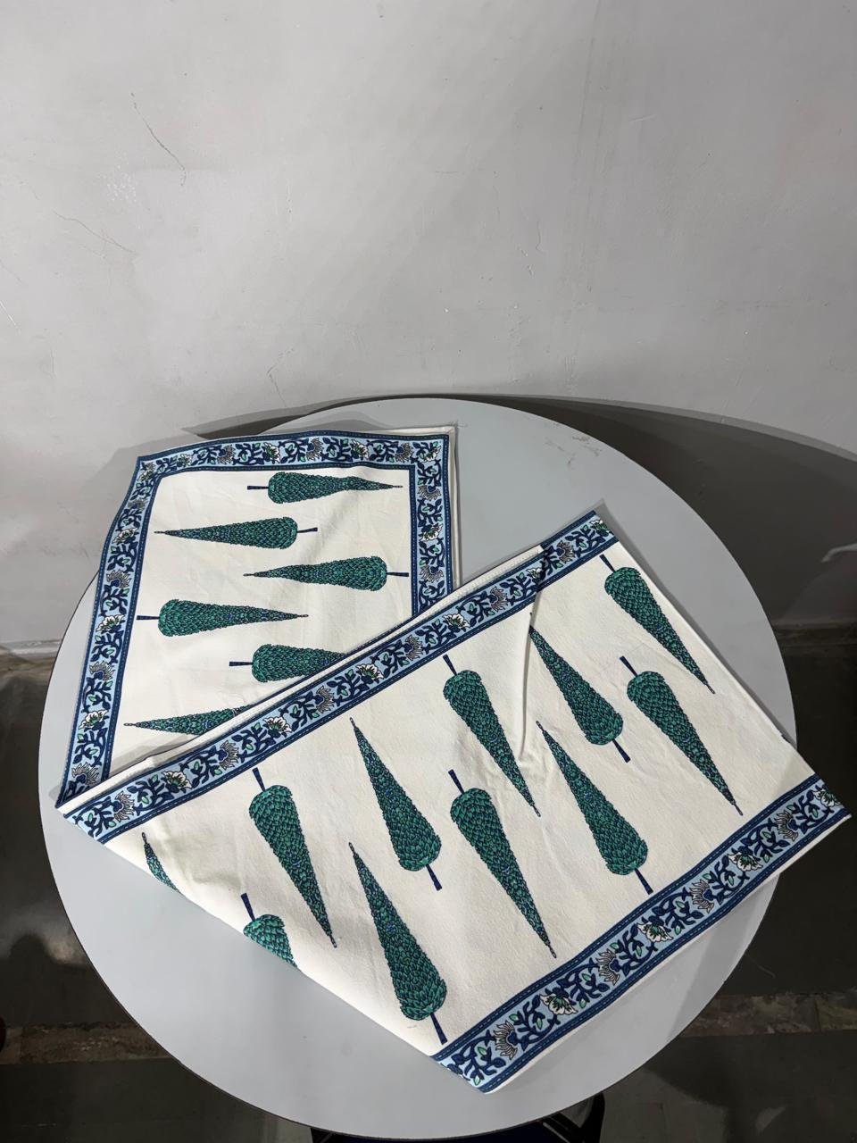 Cotton Canvas Printed Table Runner