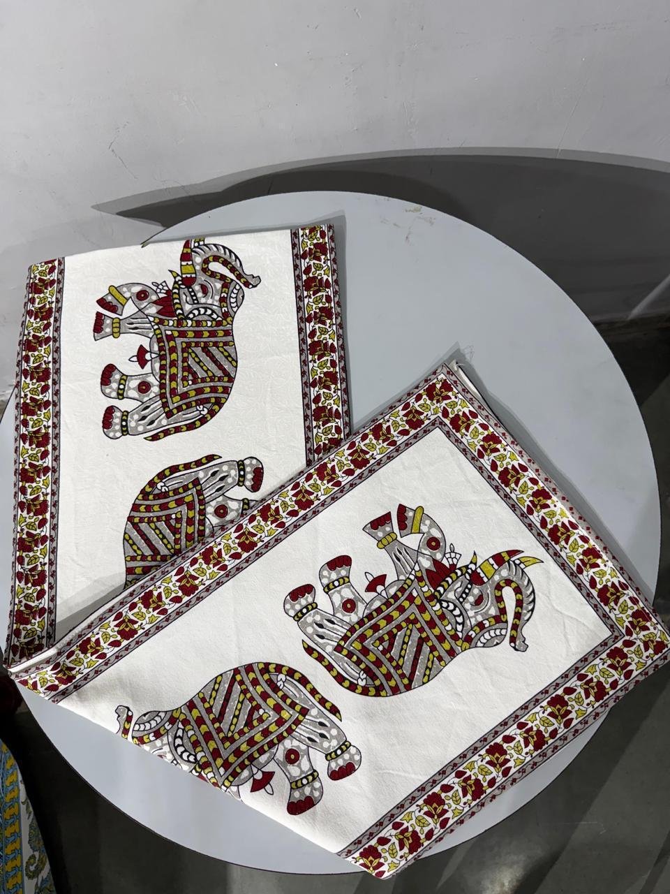 Cotton Canvas Printed Table Runner