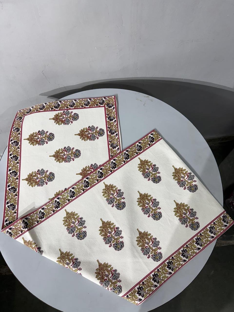 Cotton Canvas Printed Table Runner