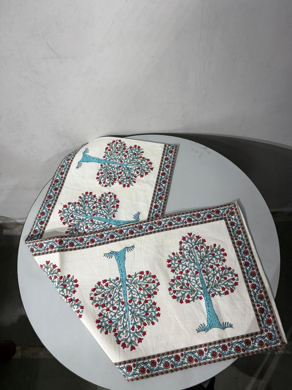 Cotton Canvas Printed Table Runner