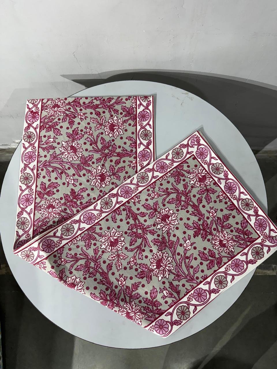 Cotton Canvas Printed Table Runner