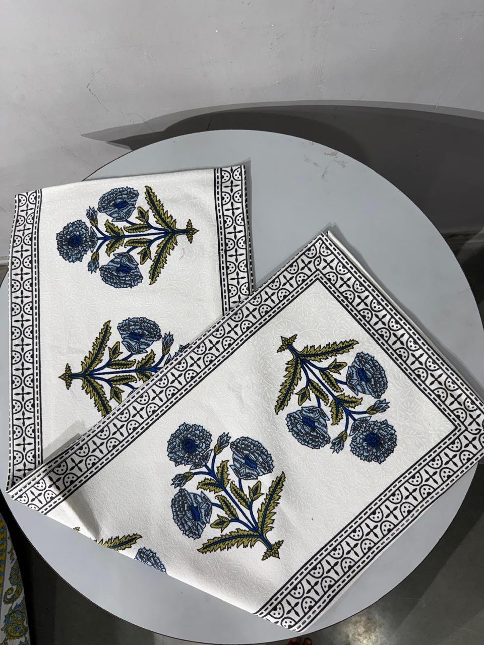 Cotton Canvas Printed Table Runner