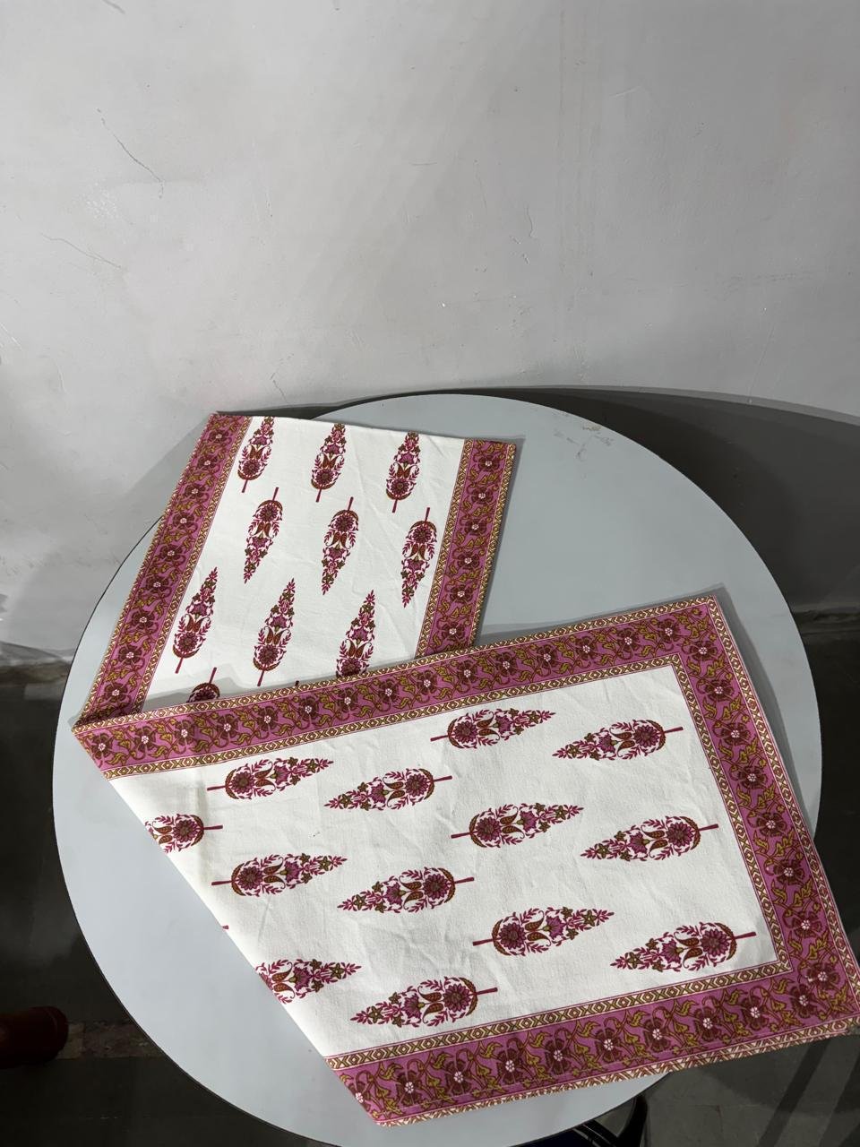 Cotton Canvas Printed Table Runner