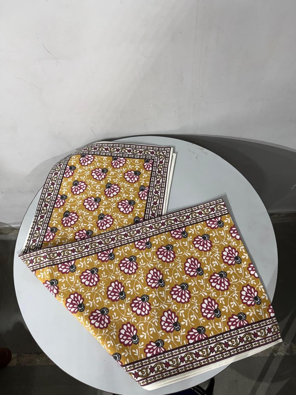 Cotton Canvas Printed Table Runner