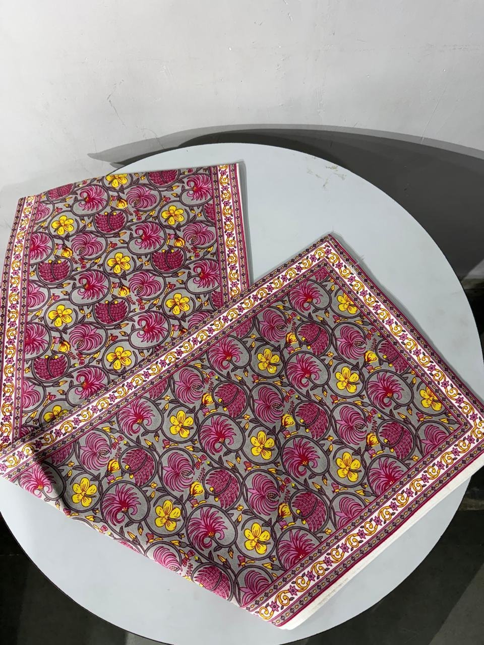 Cotton Canvas Printed Table Runner
