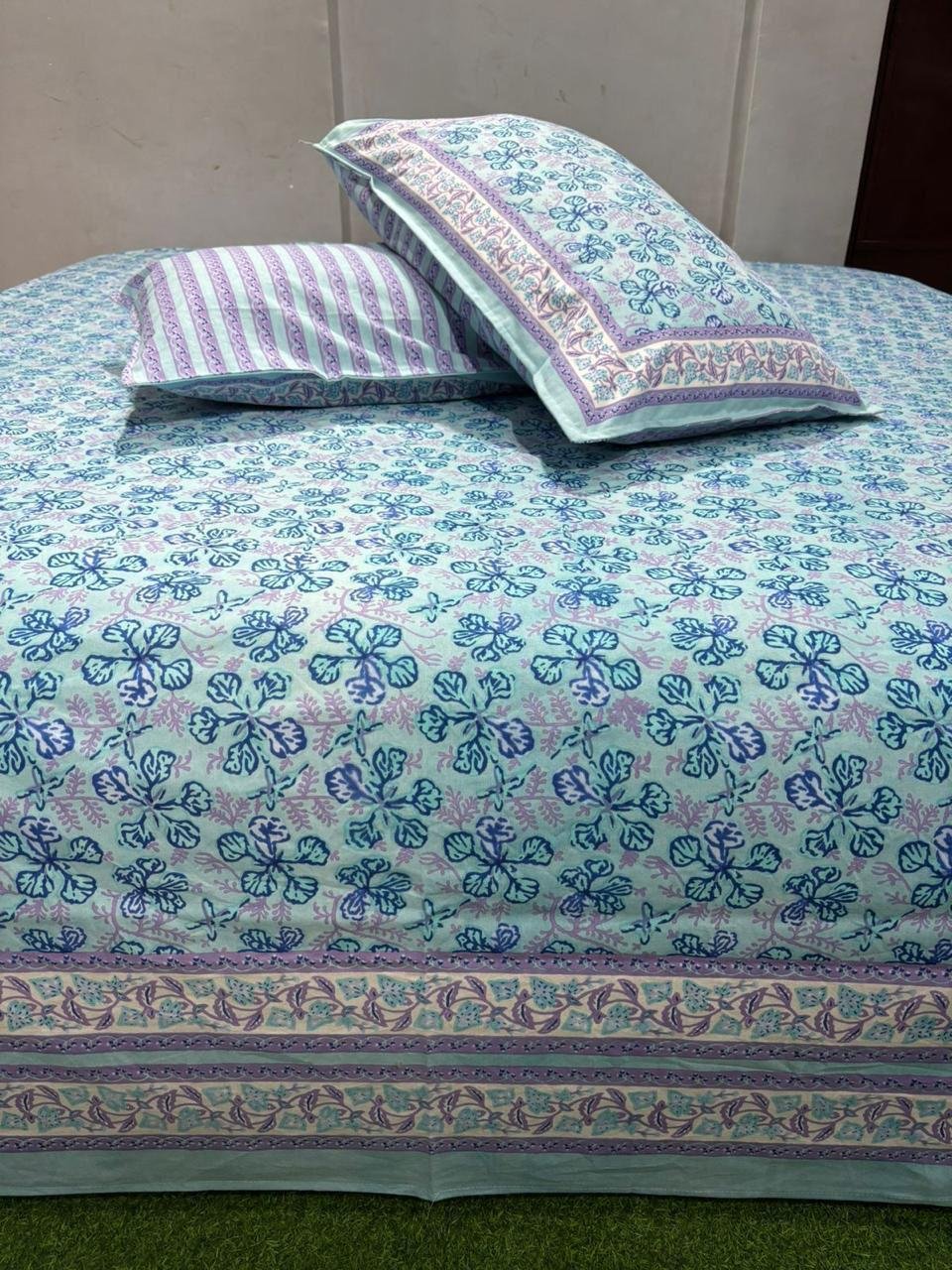 Cotton Printed King Size Bedsheet