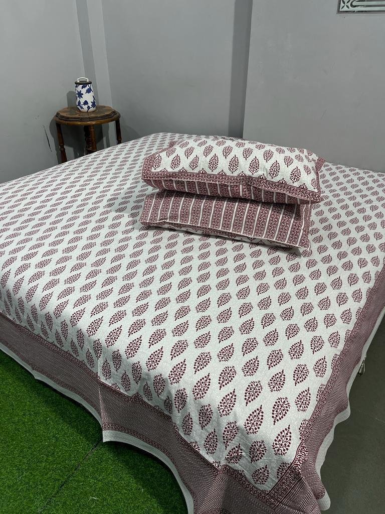 Cotton Printed King Size Bedsheet