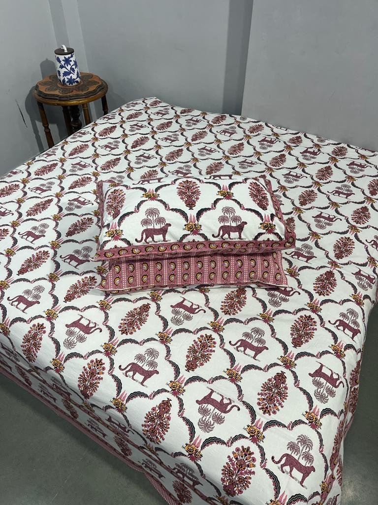 Cotton Printed King Size Bedsheet