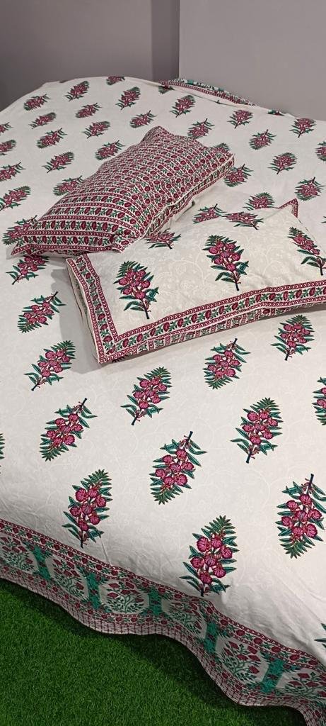 Cotton Printed King Size Bedsheet