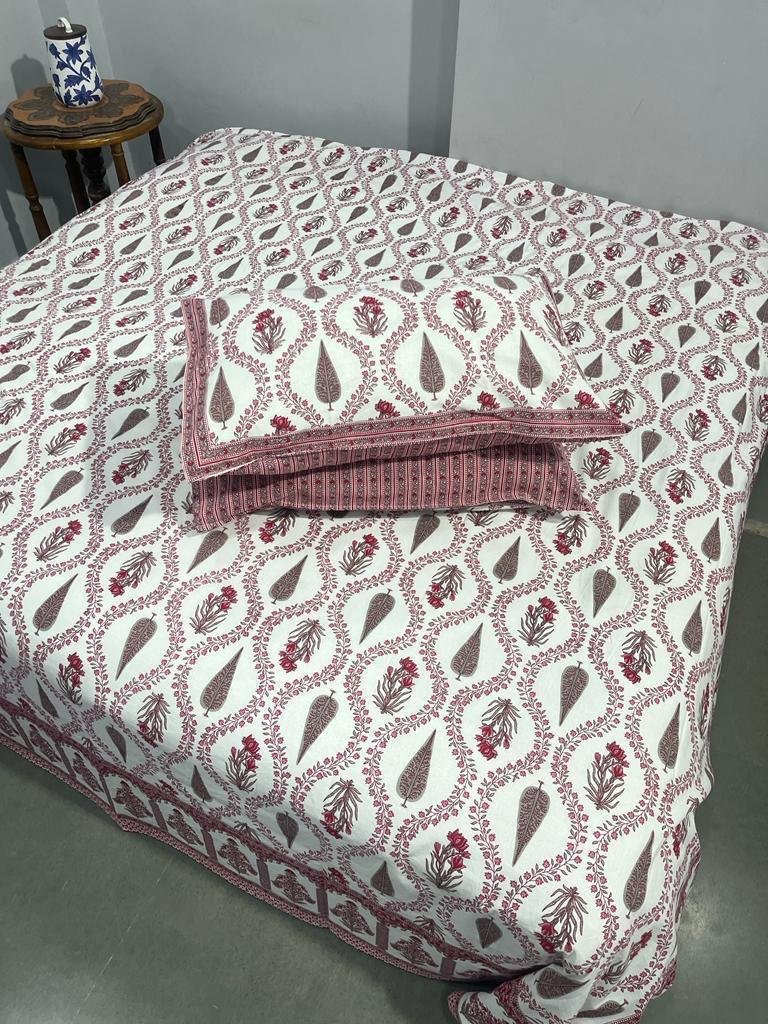 Cotton Printed King Size Bedsheet