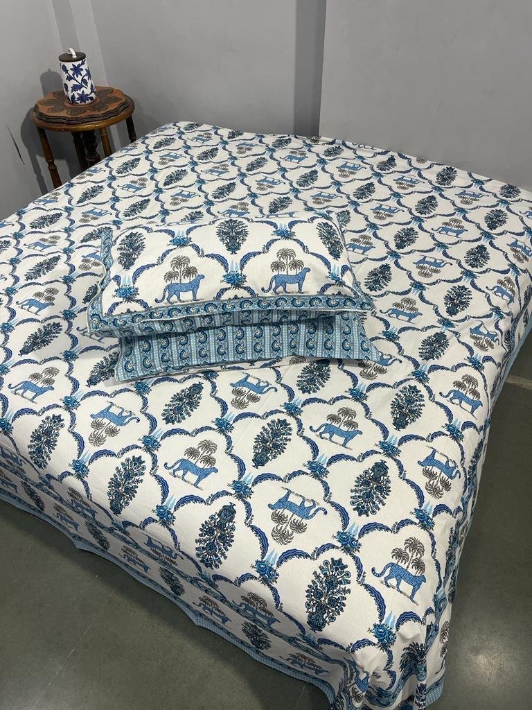 Cotton Printed King Size Bedsheet