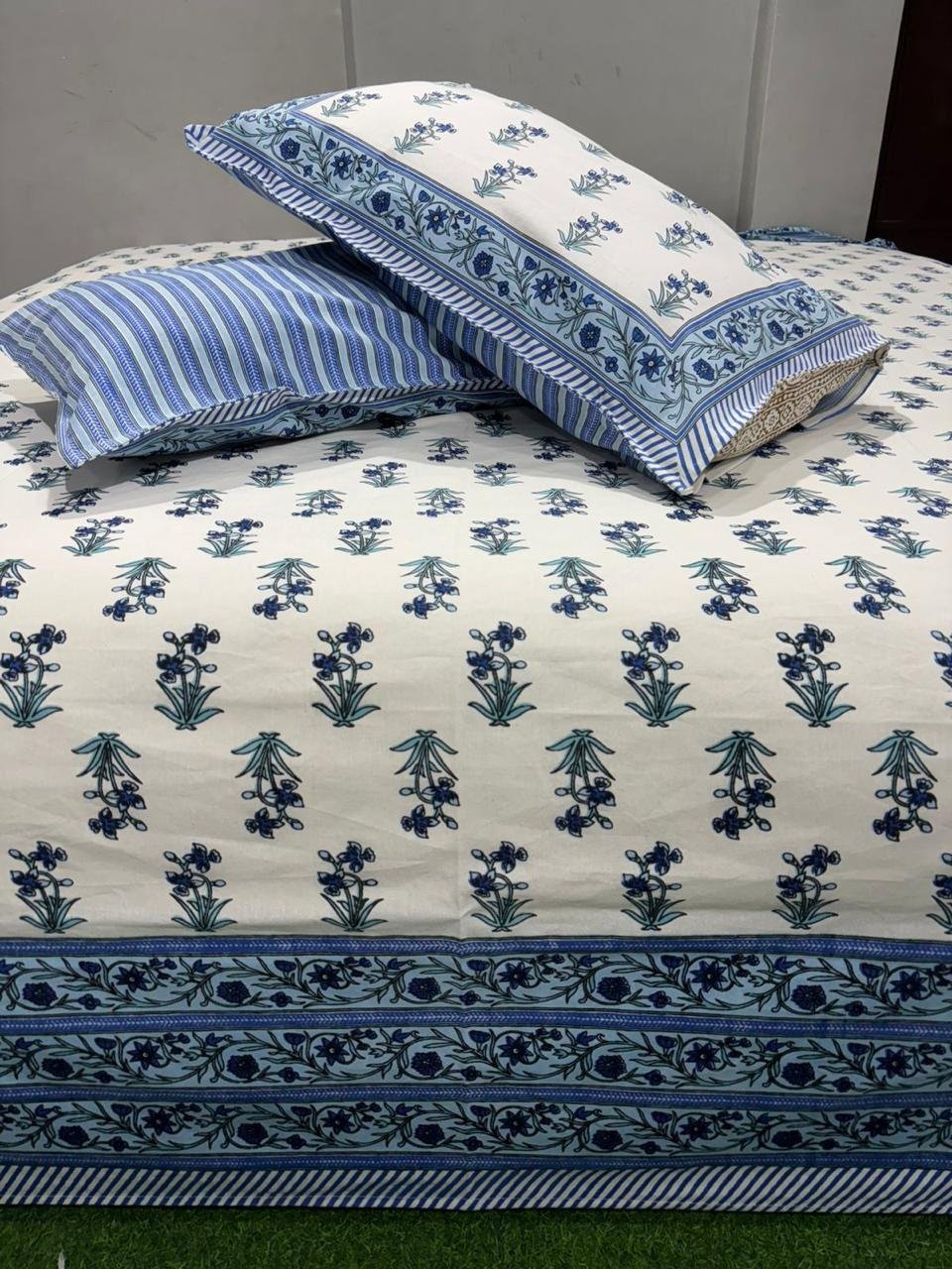 Cotton Printed King Size Bedsheet