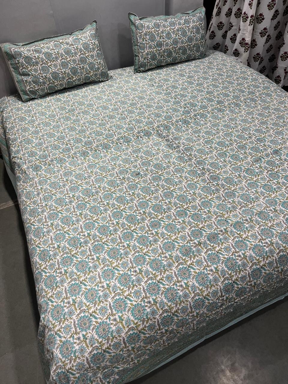 Cotton Printed King Size Bedsheet