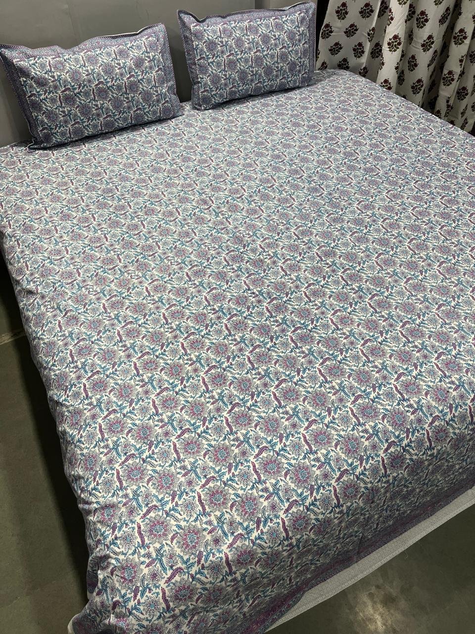 Cotton Printed King Size Bedsheet