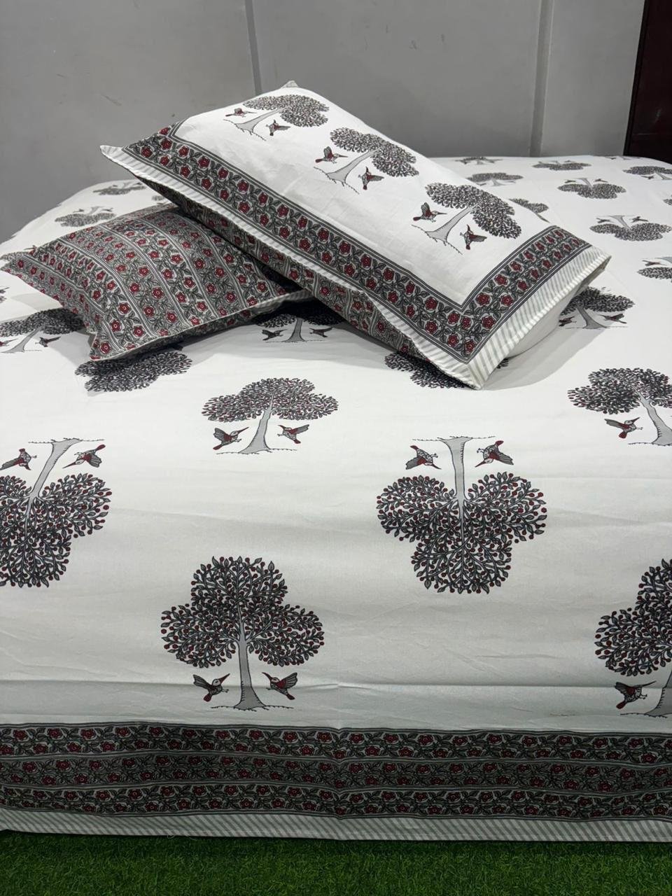 Cotton Printed King Size Bedsheet