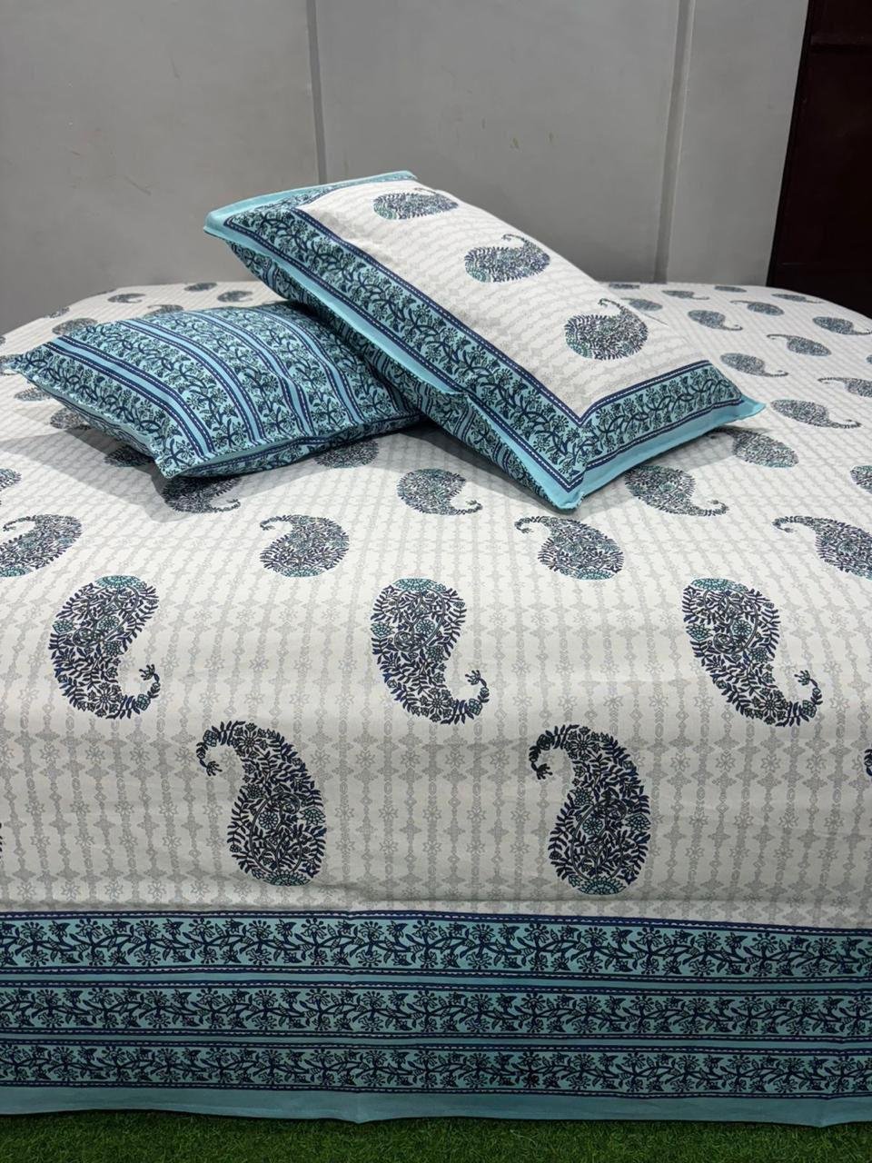 Cotton Printed King Size Bedsheet