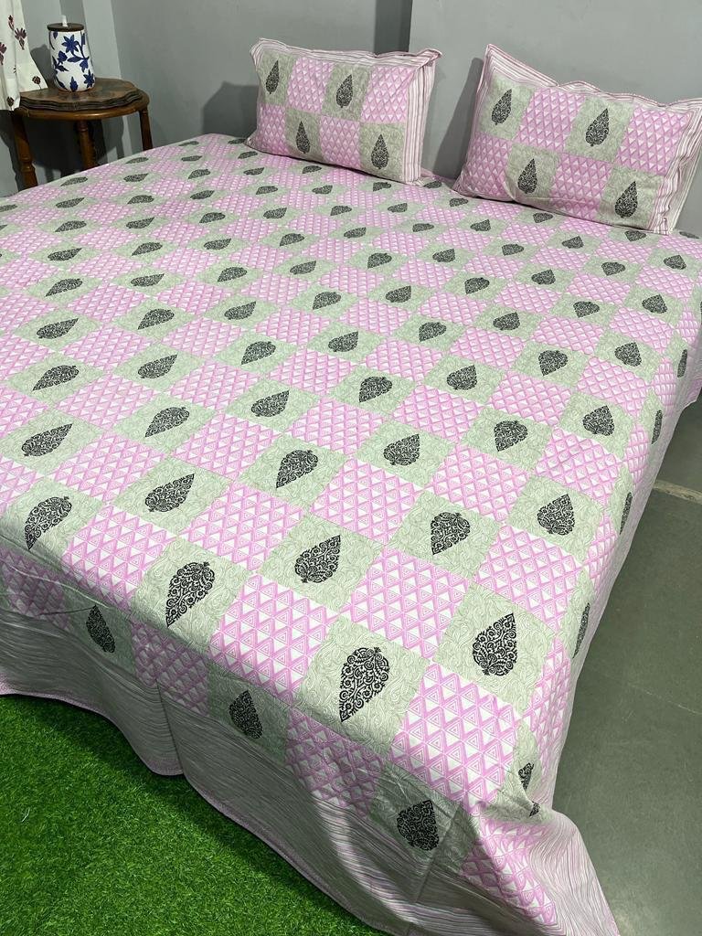 Cotton Printed King Size Bedsheet