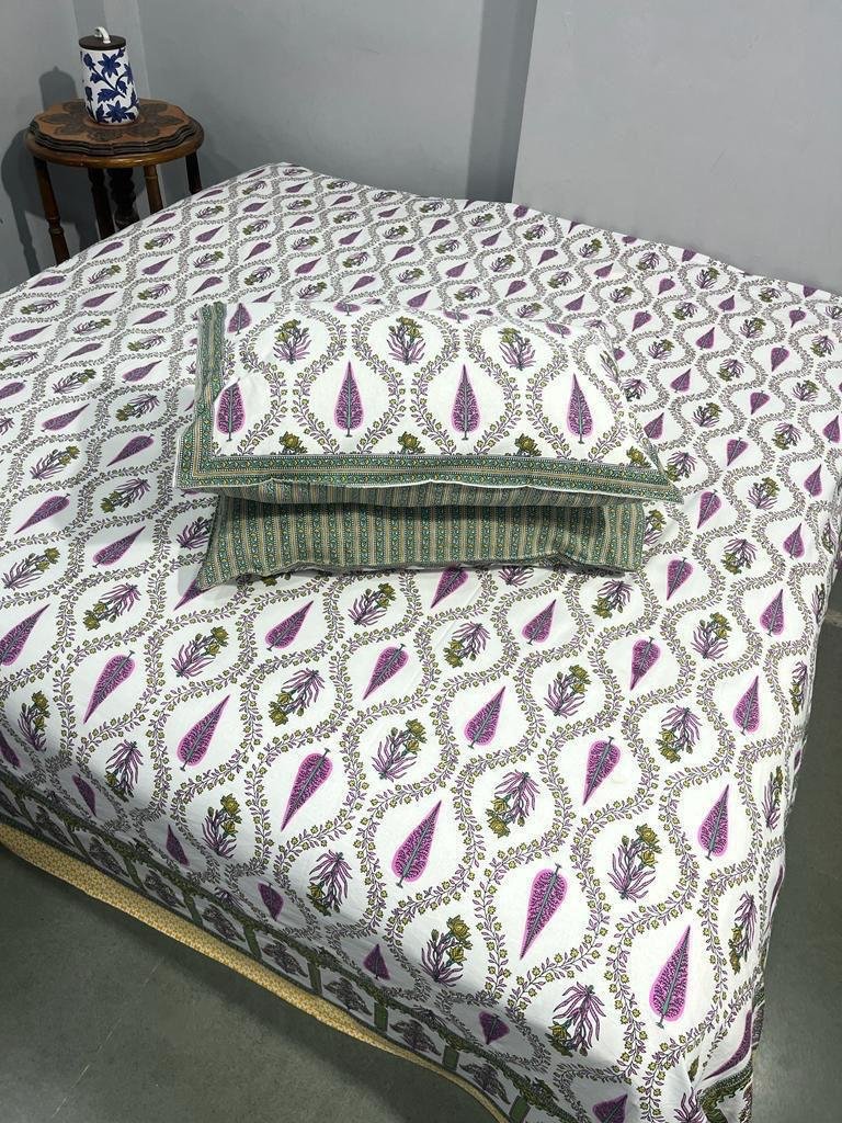 Cotton Printed King Size Bedsheet