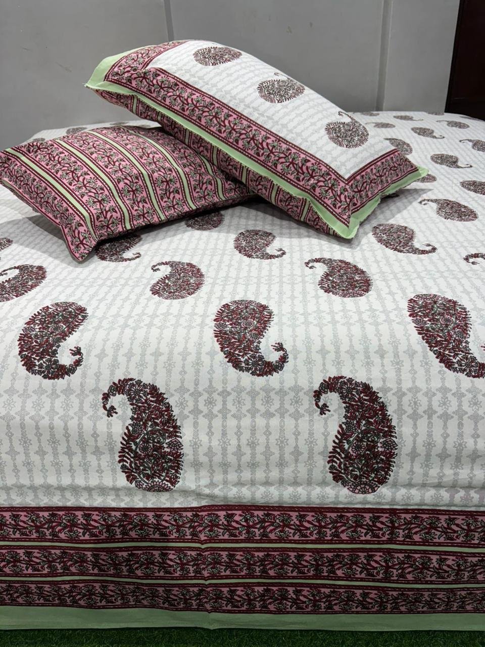 Cotton Printed King Size Bedsheet