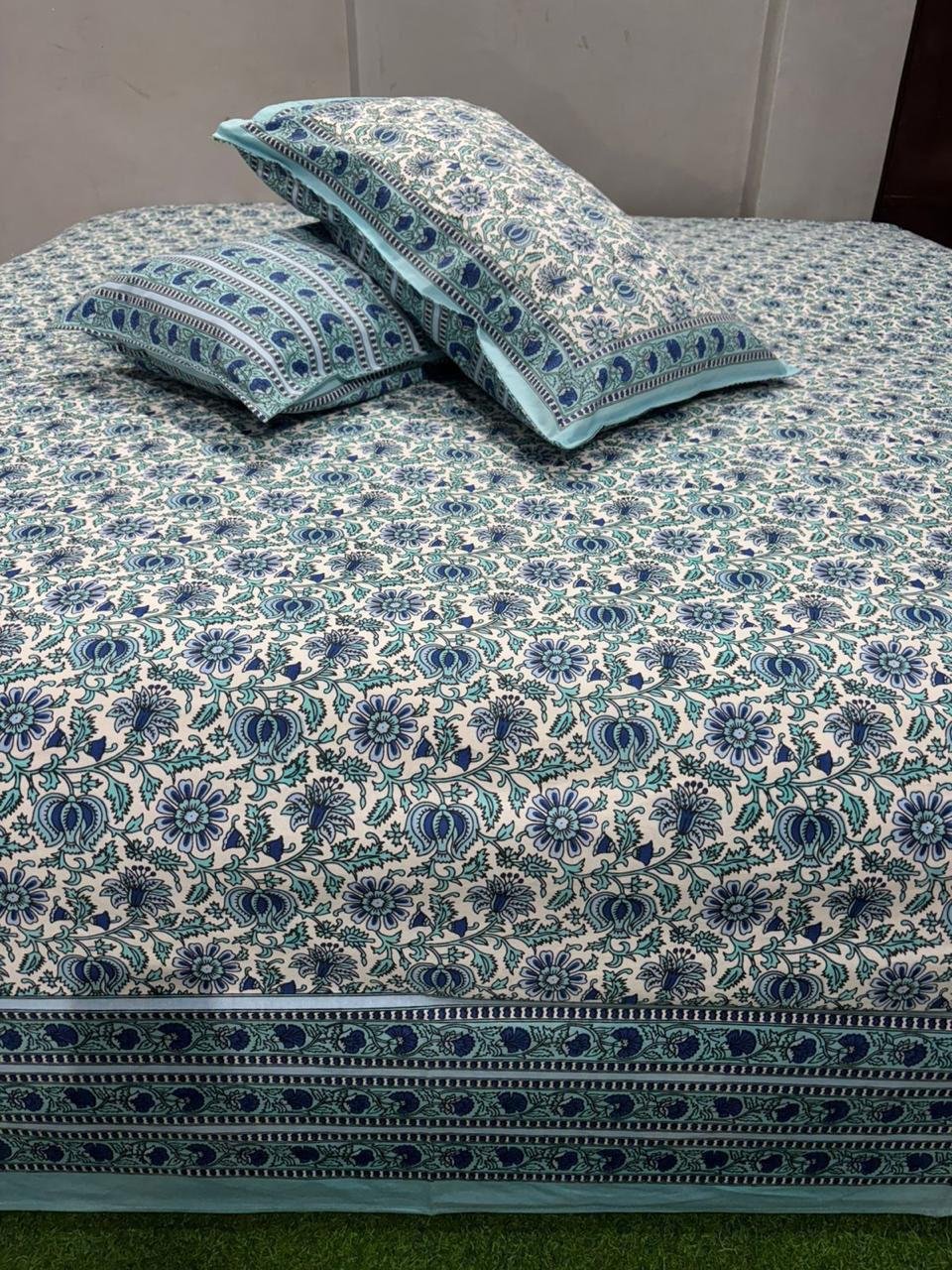 Cotton Printed King Size Bedsheet