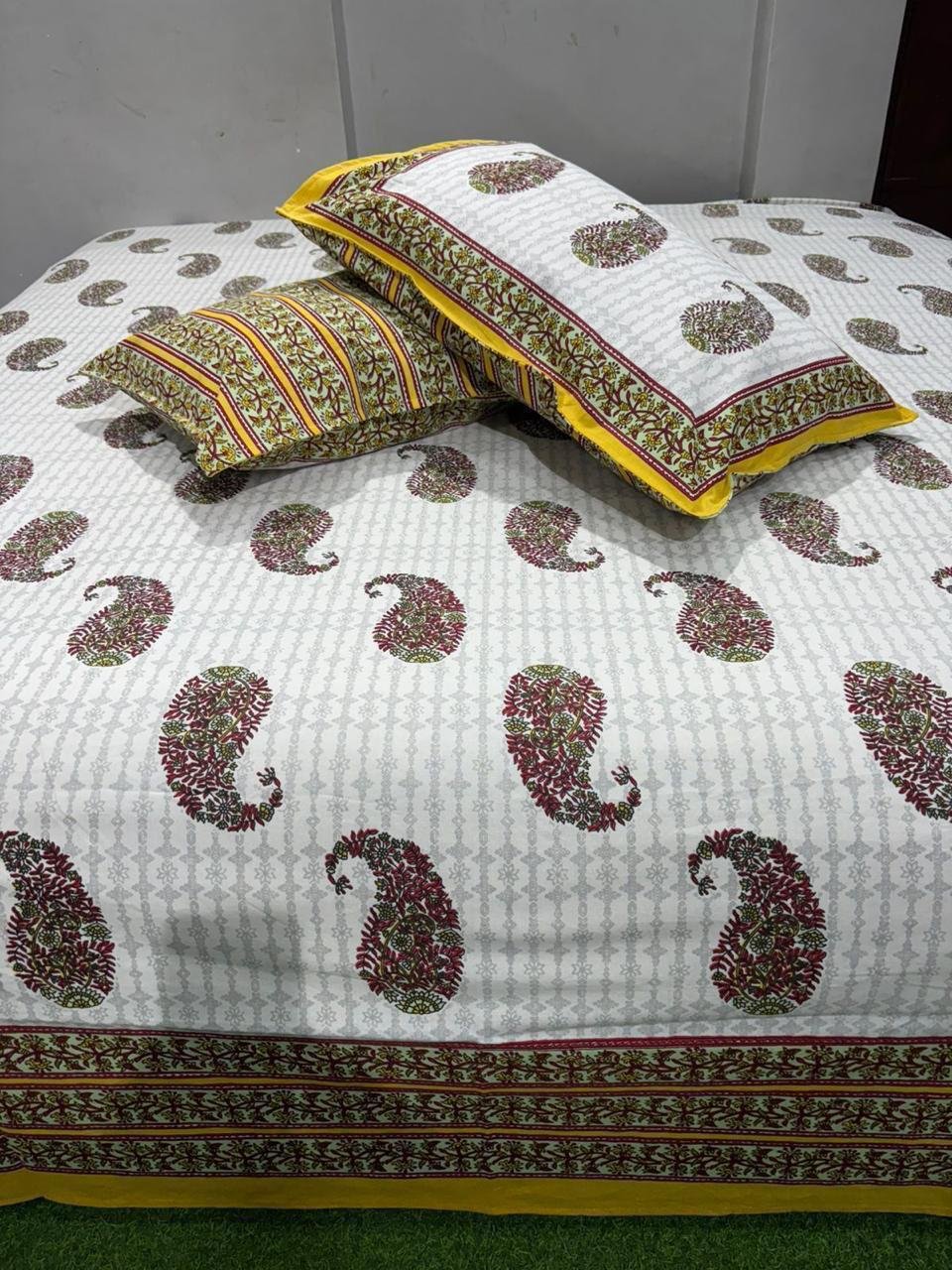 Cotton Printed King Size Bedsheet