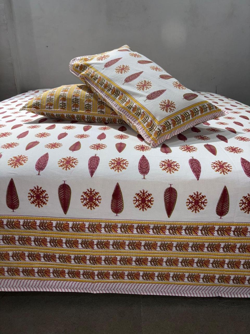 Cotton Printed King Size Bedsheet