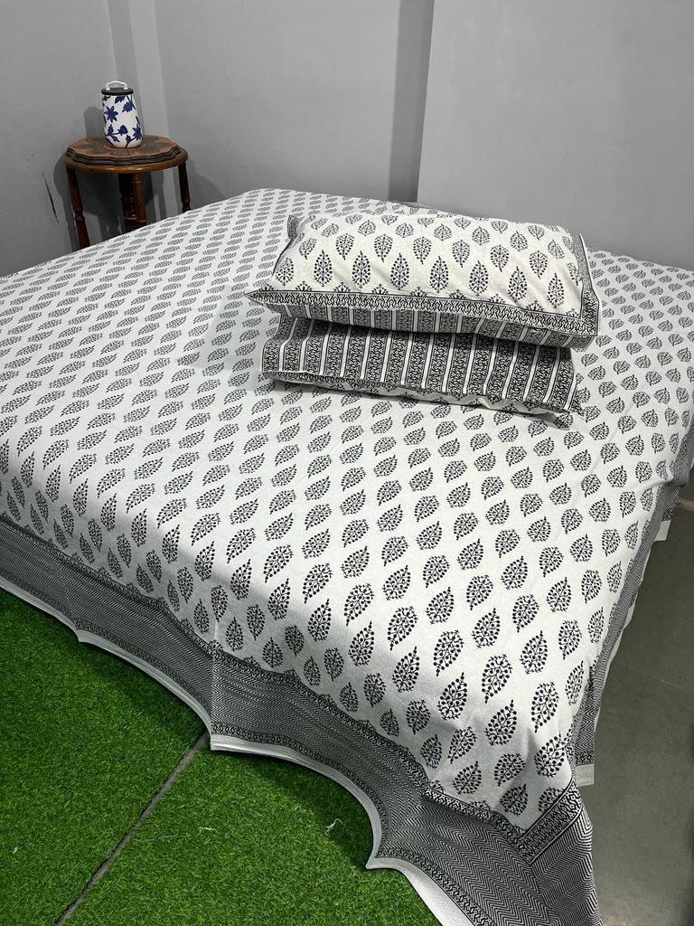 Cotton Printed King Size Bedsheet