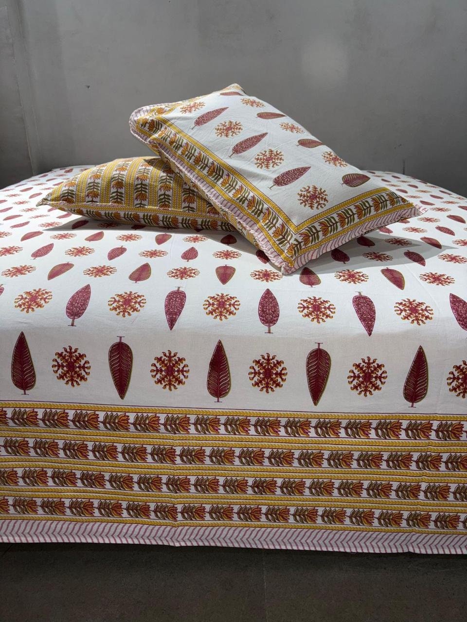 Cotton Printed King Size Bedsheet