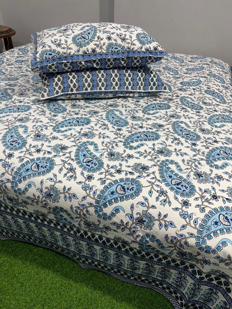 Cotton Printed King Size Bedsheet