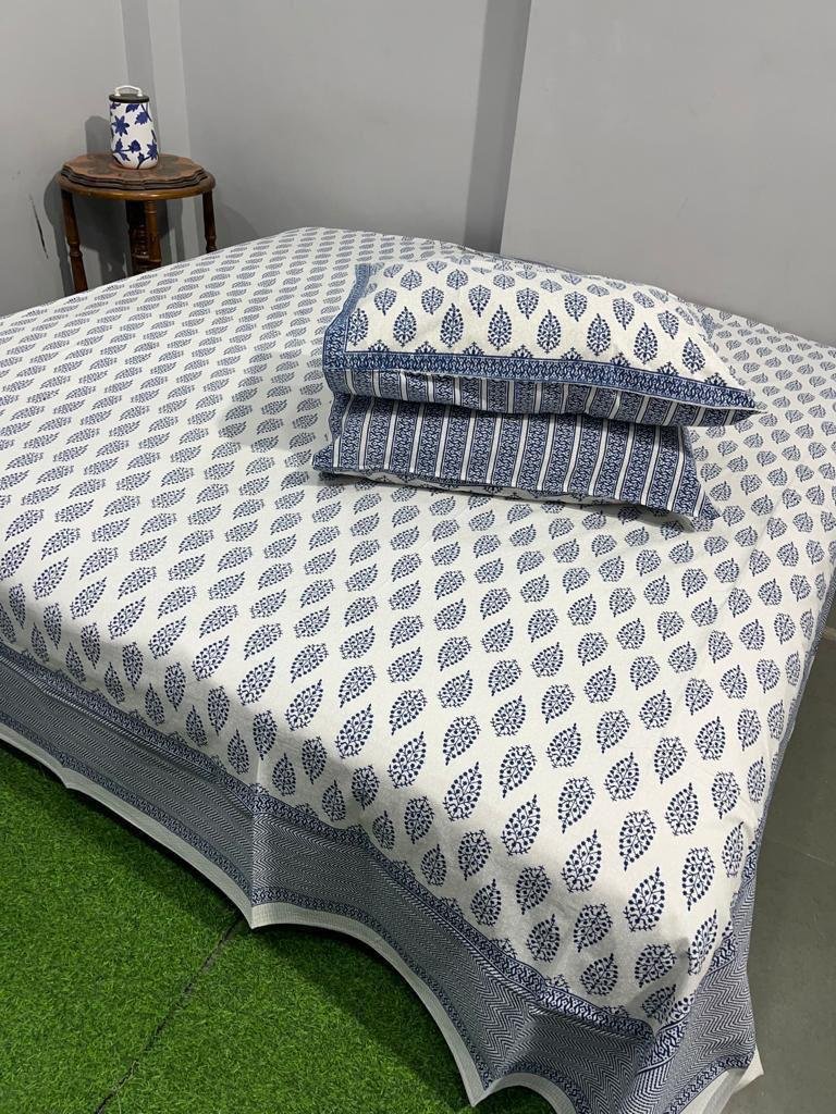 Cotton Printed King Size Bedsheet