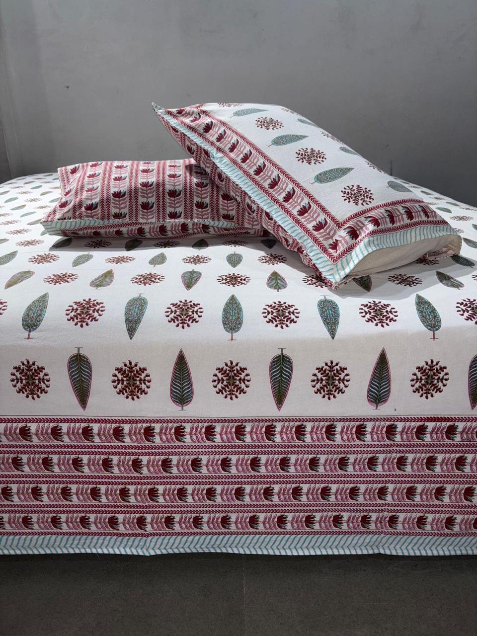 Cotton Printed King Size Bedsheet