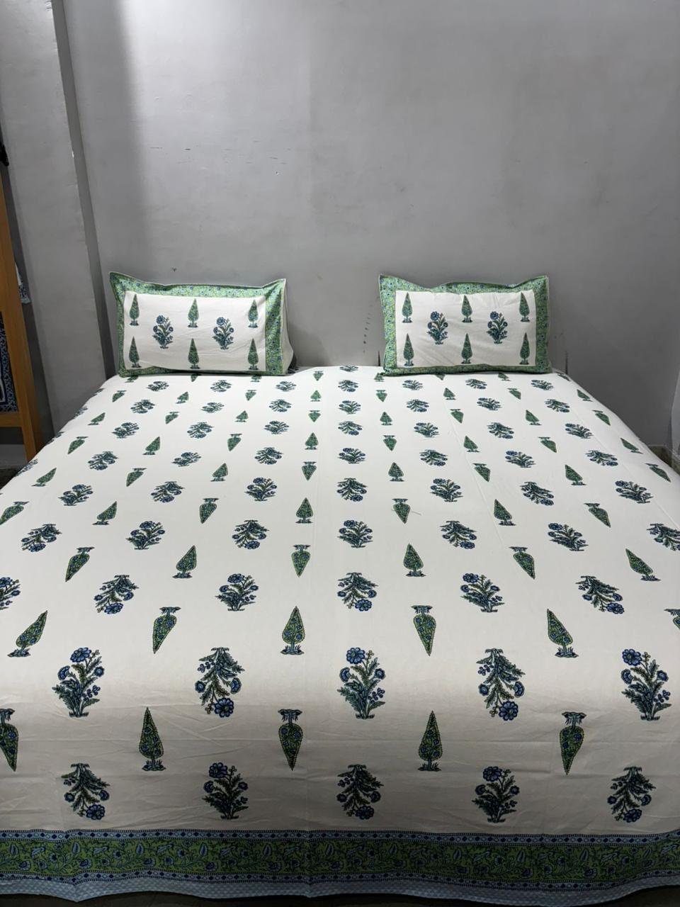 Cotton Printed King Size Bedsheet