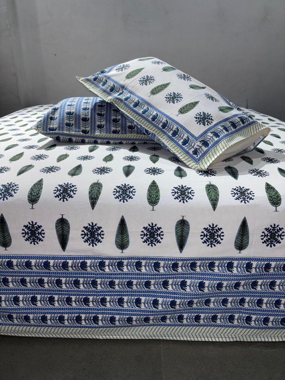 Cotton Printed King Size Bedsheet